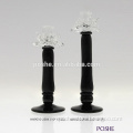 2016 High quality Popular luxury black crystal candle holder